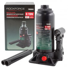 Домкрат пляшковий 8т із клапаном (h min 200мм, h max 400мм) ROCKFORCE RF-T90804 DS