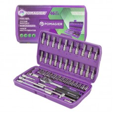 Набор инструментов 46пр. 1/4''(6гр.) POMOGIER PG-2462-5
