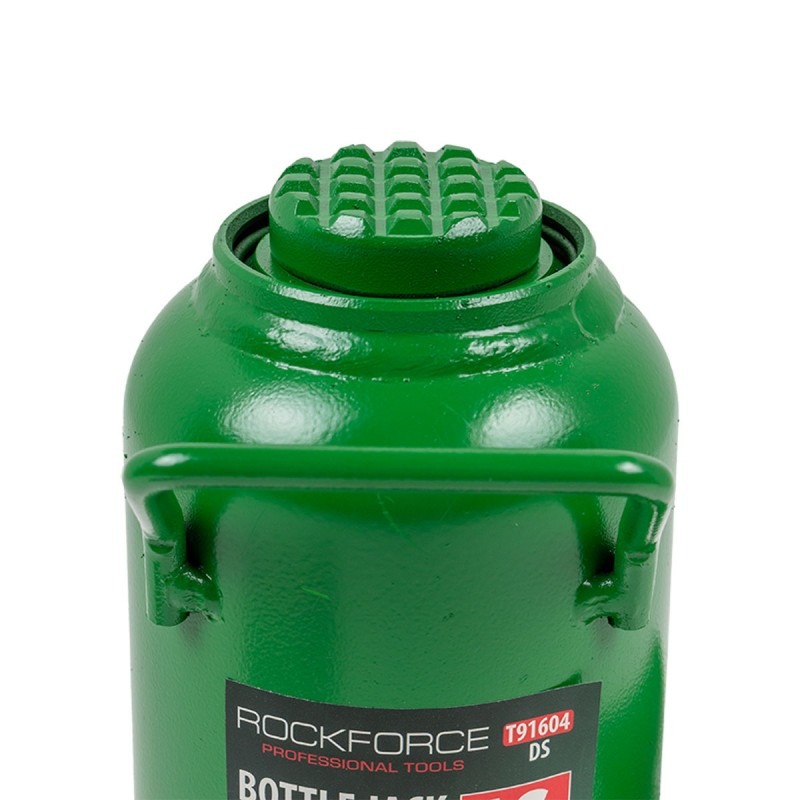 Домкрат пляшковий 16т (205-390мм) з клапаном ROCKFORCE RF-T91604DS