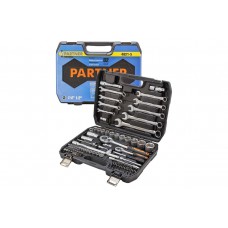 Набор инструмента 82 предмета 1/4"&1/2" (6-гр.)(4-32мм) PARTNER PA-4821-5