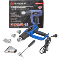 Фен строительный (220-240V, 2000W, max – 600С°) FORSAGE F-HG65-2000LED