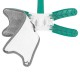 Швабра Х-образная с функцией отжима WT-22(green)