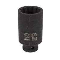 Головка ударная глубокая 32мм (12гр.),1/2" ROCKFORCE RF-4488532