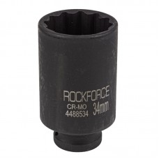 Головка ударна глибока 34мм (12гр.), 1/2" ROCKFORCE RF-4488534