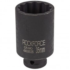 Головка ударная глубокая 35мм (12гр.),1/2" ROCKFORCE RF-4488535
