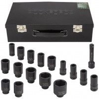 Набор головок ударных глубоких 3/4''16пр.(6гр.)(17,19,21,22,24,27,30,32,34,35,36,36-12гр,38,41,46,50мм) ROCKFORCE RF-6163-5MPB