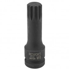 Головка-біта SPLINE ударна M18,1/2" Rockforce RF-24807818MPB