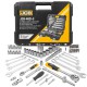 Набор инструмента 82 предмета1/4"&1/2" (6-гр.)(4-32мм) JCB-4821-5