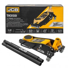 Домкрат подкатной низкопрофильный 1.5т (h min 80мм, h max 355мм) JCB-TH31501