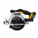 Пила циркулярная аккум (JCB-18CS-B-E)18V,3650 об/мин,диаметр диска 165мм в к-те с зарядным уст-вом(JCB-18VFC-E) 2.4A и батареей аккум(JCB-20LI-E)2.0AH
