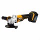 Аккумуляторная углошлифовальная машина JCB 18V с диаметром диска 115 мм и комплектом зарядного устройства 2.4A и 2 батареями 5.0Ah JCB-18AG-5BG-E