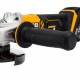 Аккумуляторная углошлифовальная машина JCB 18V с диаметром диска 115 мм и комплектом зарядного устройства 2.4A и 2 батареями 5.0Ah JCB-18AG-5BG-E