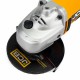 Аккумуляторная углошлифовальная машина JCB 18V с диаметром диска 115 мм и комплектом зарядного устройства 2.4A и 2 батареями 5.0Ah JCB-18AG-5BG-E