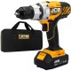 Дрель-шуруповерт аккумуляторная (JCB-18DD-B-E) 18V, max 45Nm в комплекте с зарядным устройством (JCB-18VFC-E) 2.4A и батареей аккум(JCB-20LI-E) 2.0AH JCB-18DD-2X-E