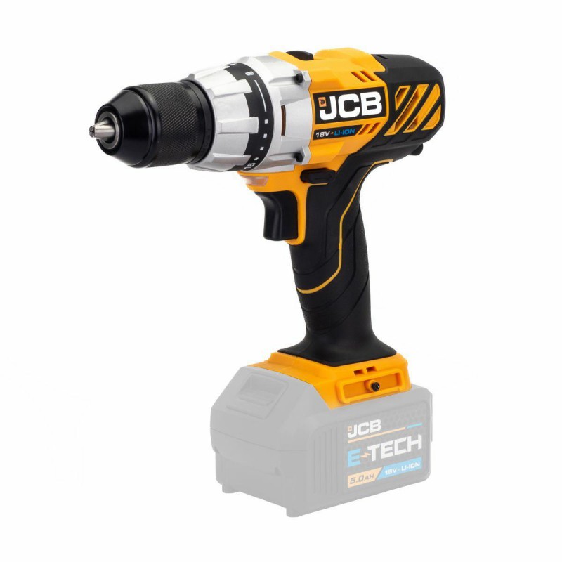 Дриль-шуруповерт акумуляторний (JCB-18DD-BE) 18V, max 45Nm без батареї JCB-18DD-BE