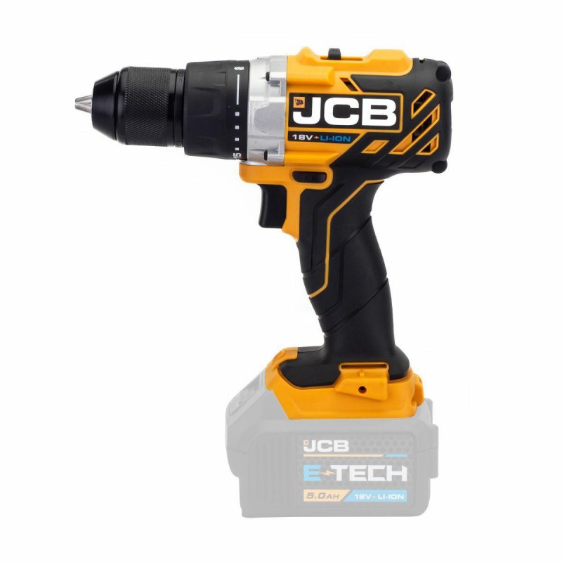 Безщітковий акумуляторний комбінований дриль 18V, max 65Nm без батареї JCB-18BLDD-BE