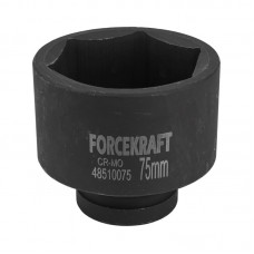 Головка ударная глубокая 75мм (6гр.) 1" FORCEKRAFT FK-48510075
