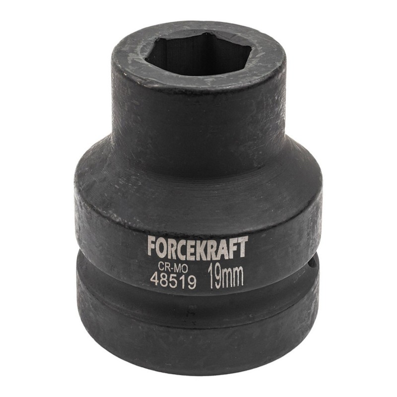 Головка ударная 1", 19мм (6гр) FORCEKRAFT FK-48519