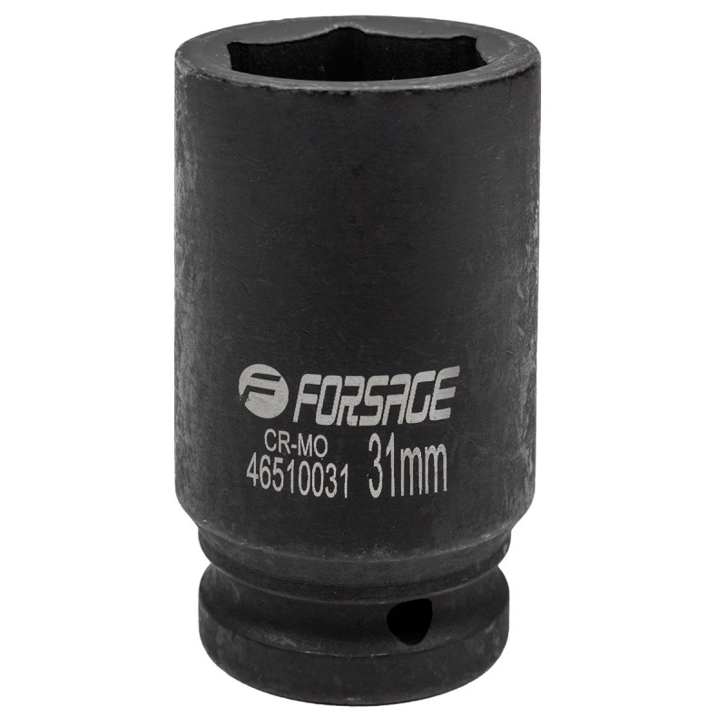 Головка ударная глубокая 31мм 3/4" 6гр. Forsage F-46510031