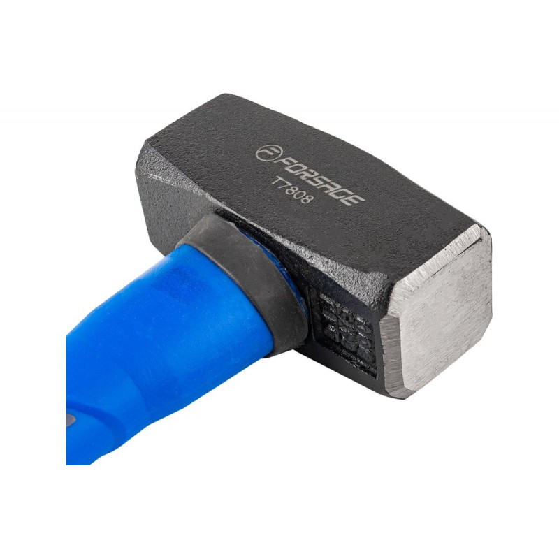 Кувалда, 800 г, фібергласова обгумована рукоятка Forsage F-T7808