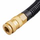 Шланг резиновый воздушный армированный с фитингами 10*17мм*10м ROCKFORCE RF-AHC-10/K