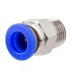 Фитинг для пластиковых трубок 8мм с наружной резьбой 1/4" ROCKFORCE RF-SPC08-02