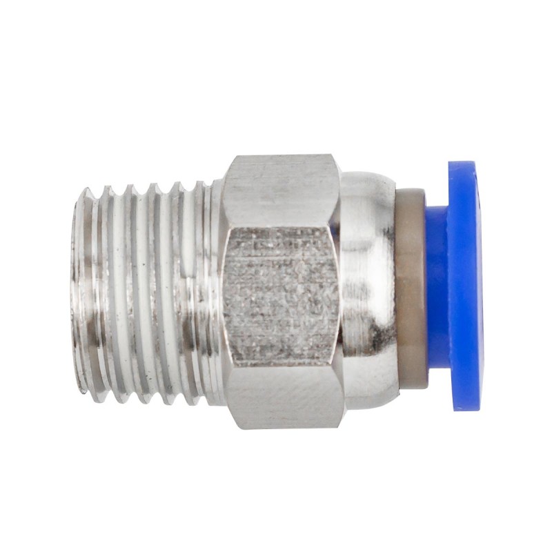 Фитинг для пластиковых трубок 8мм с наружной резьбой 1/4" ROCKFORCE RF-SPC08-02
