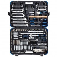 Набор инструментов, 1/2", 3/8", 1/4", пластиковый кейс, 202 предмета SCHEPPACH SCH-42022-5