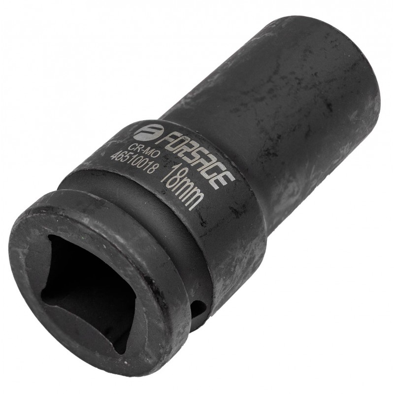 Головка ударная глубокая 18мм 6гр. 3/4" Forsage F-46510018