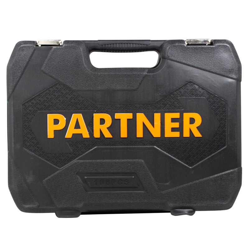 Набор инструмента 108 предметов 1/4"&1/2" (6-гран)(4-32мм) Partner PA-41082-5