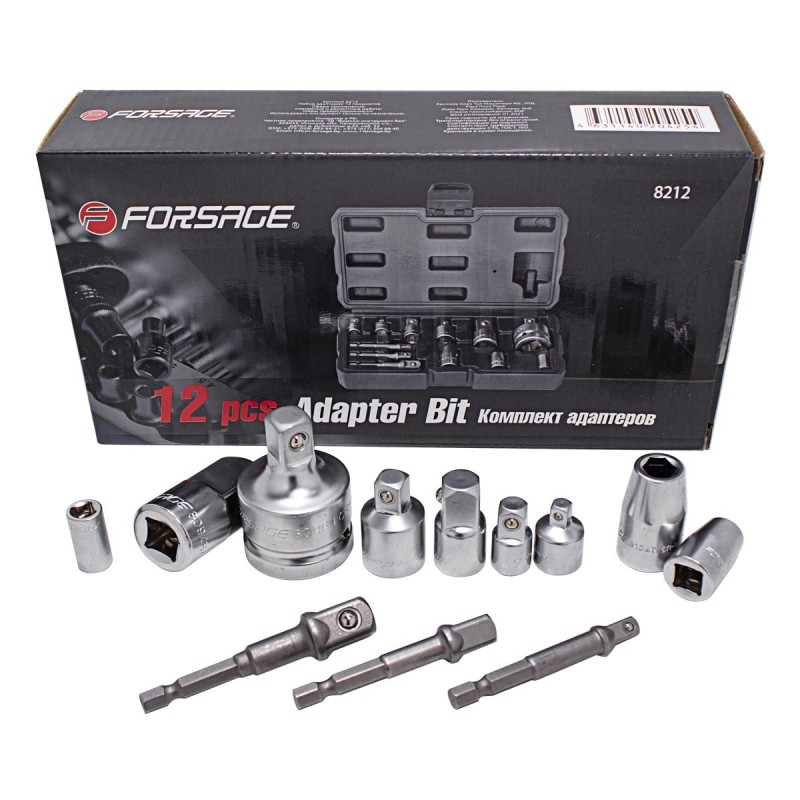Комплект адаптеров 12 предметов Forsage F-8212