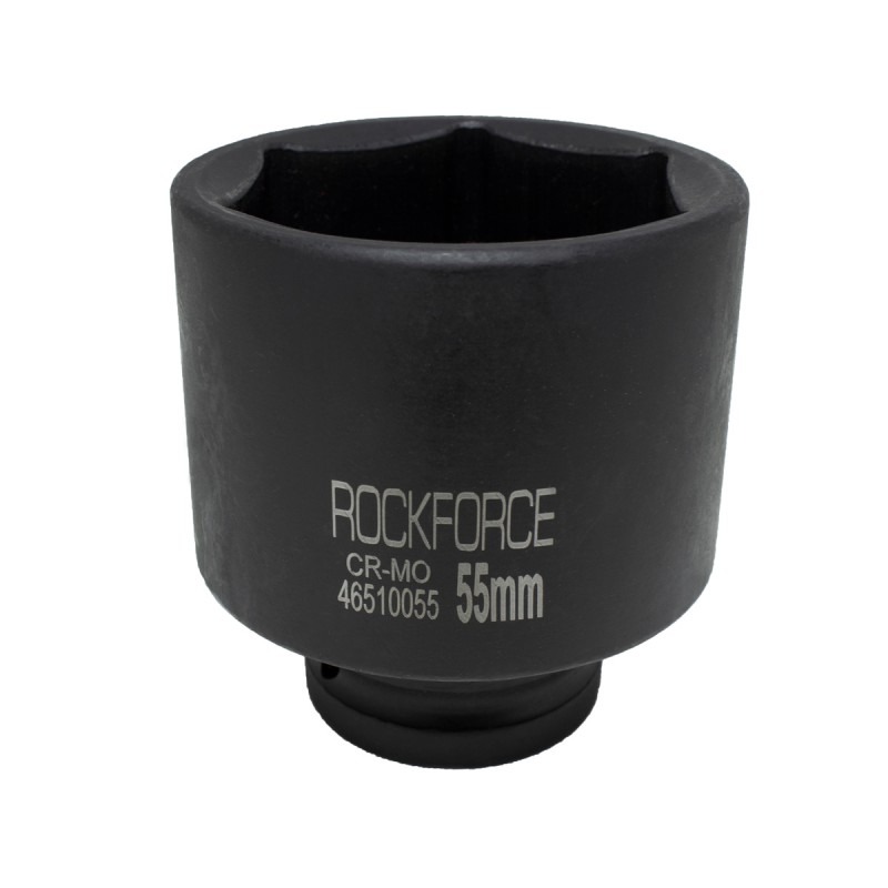 Головка ударная глубокая 55 мм (6-гранная), 3/4" ROCKFORCE RF-46510055