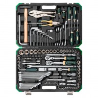 Набор инструментов 142+2 предмета 1/2", 3/8", 1/4" (6гр, 12гр) Rockforce RF-41421+2