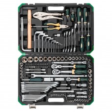 Набор инструментов 142+2 предмета 1/2", 3/8", 1/4" (6гр, 12гр) Rockforce RF-41421+2
