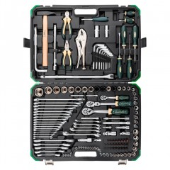 Набір інструментів 142+6пр. 1/2", 1/4",3/8" Rockforce RF-41421-5GOLD