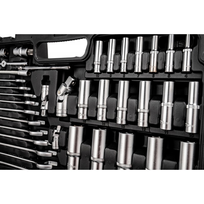 Набор инструментов 216+6пр. 1/4" 3/8" 1/2" (6гр,12гр) Rockforce RF-38841+6