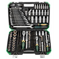 Набор инструментов 216+6пр. 1/4" 3/8" 1/2" (6гр,12гр) Rockforce RF-38841+6