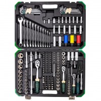 Набір інструментів 222 пр.1/4'' 3/8'' 1/2'' (6гр.) Rockforce RF-42222-5