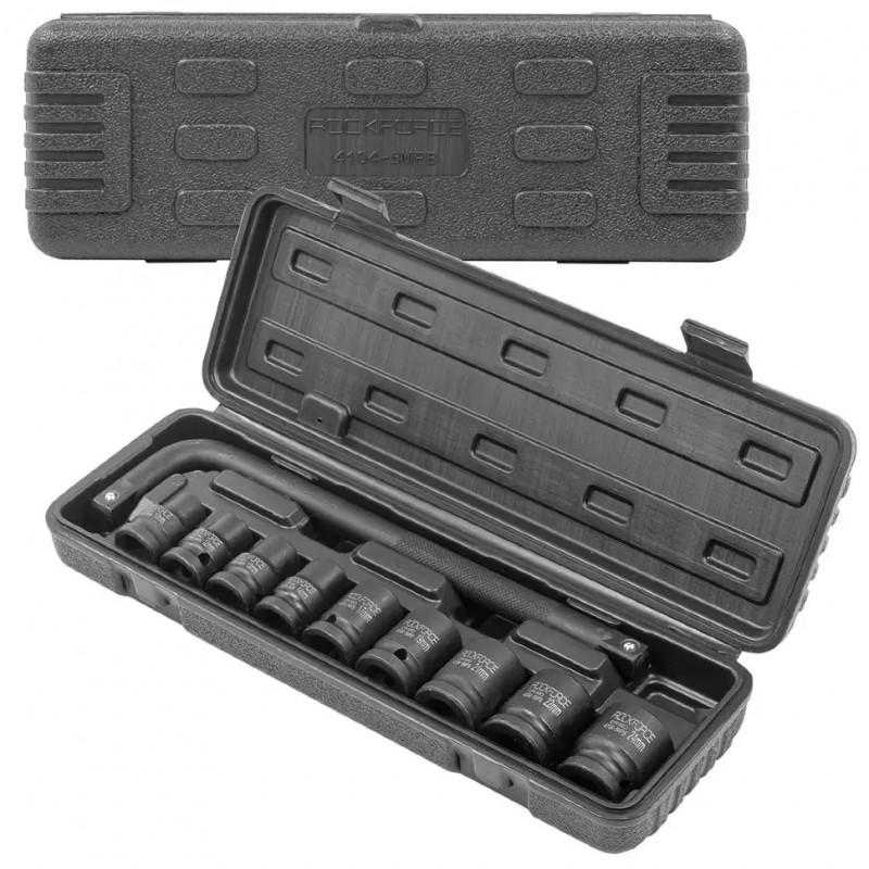 Набор ударных инструментов 10пр. 1/2'' (10-24мм) Rockforce RF-4104-5MPB