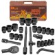 Набор ударных инструментов 26пр. 3/4" 1" (12гр.) (17-65мм) Forstime FT-68262-9MPB