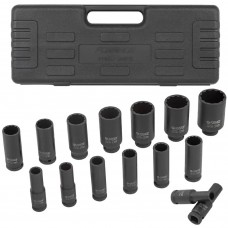 Набор головок ударных глубоких 15пр. 1/2"" (12-гр) Forsage F-4166D-9MPB