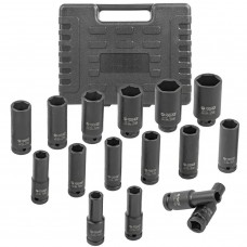 Набор головок ударных глубоких 16пр. 1/2" (10-32мм) Forsage F-4169-5MPB