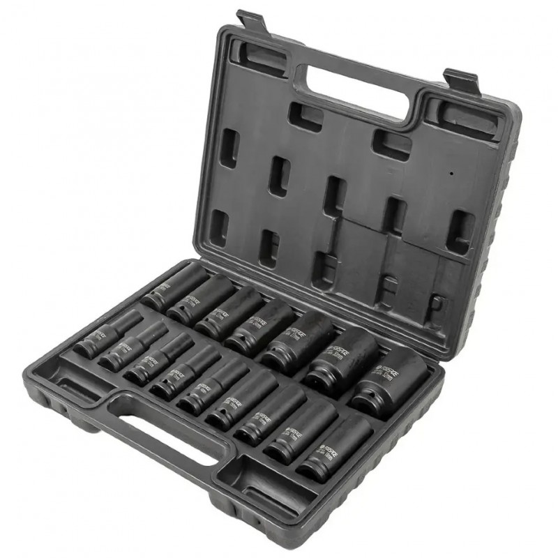 Набор головок ударных глубоких 16пр. 1/2" (10-32мм) Forsage F-4169-5MPB