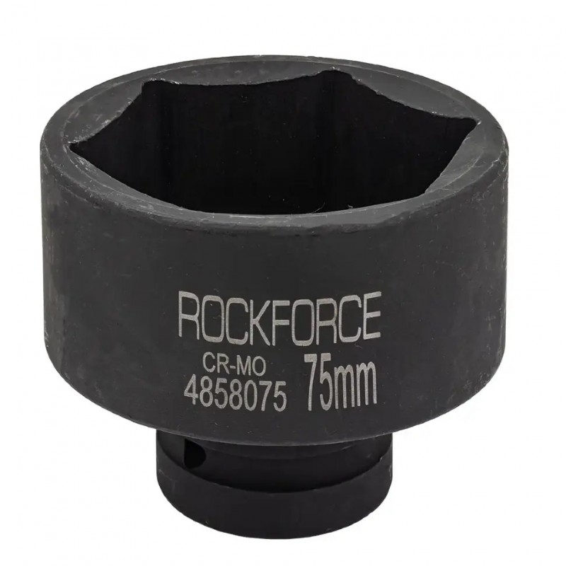 Головка ударная 1'' 75мм 6-гранная Rockforce RF-4858075