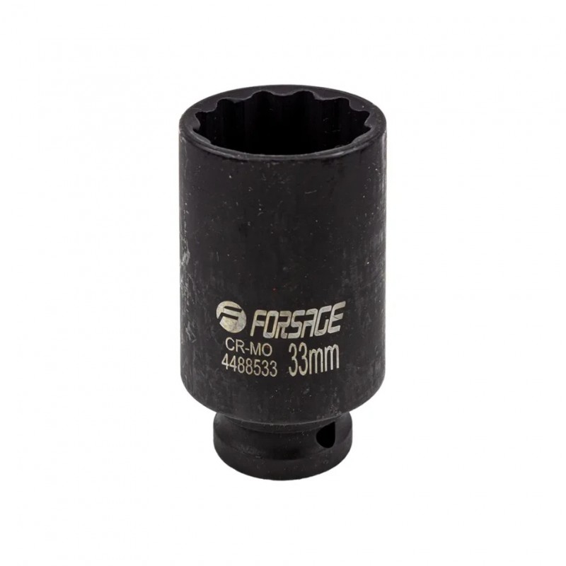 Головка ударная глубокая 1/2'' 12-гранная 33мм Forsage F-4488533