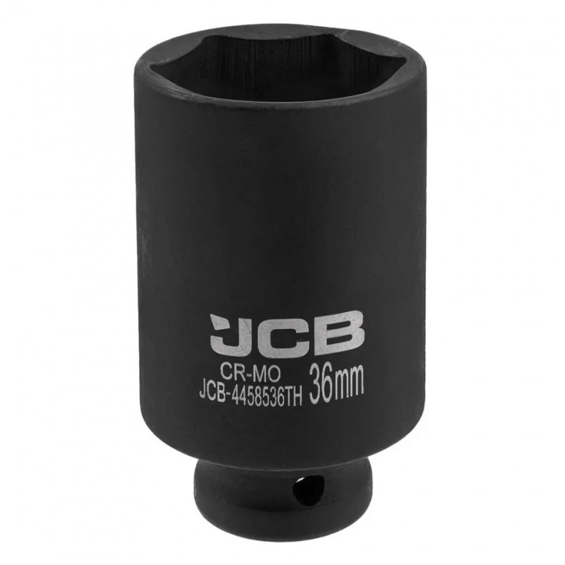 Головка ударная глубокая тонкостенная 1/2" 6-гранная 36мм JCB-4458536TH