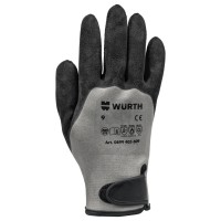 Перчатки защитные утепленные WURTH Multifit Dry с покрытием. полное латекс, р. 9 (0899405609)