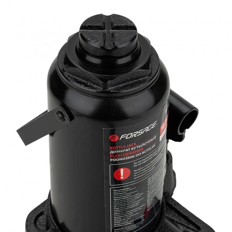 Домкрат бутылочный 16т (205-390мм) Forsage F-T91604DS