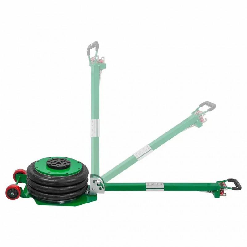 Домкрат пневматический 5т (135-400мм; 3 подушки; Ø300мм) Rockforce RF-TRA1813