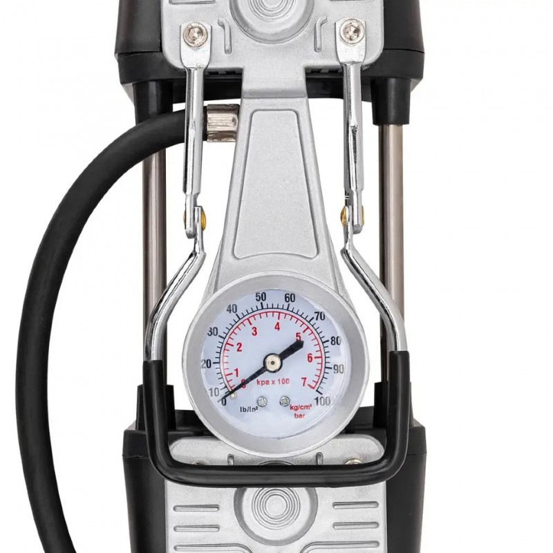 Автомобільний компресор з ліхтарем (12В, 65л/хв, 7 бар) в кейсі Rockforce RF-2014360